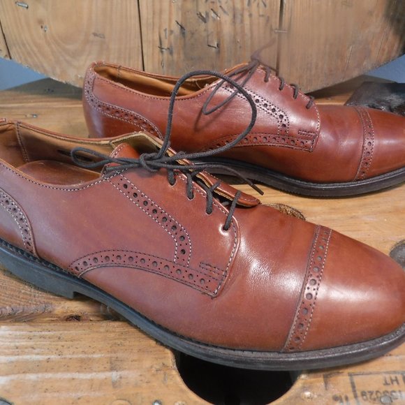 Allen Edmonds Brown Leather Mens 9.5 B Narrow main image 4